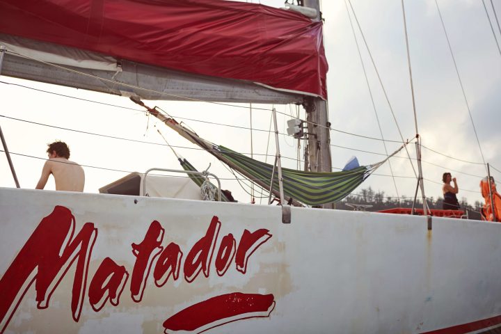 a group of people on a boat